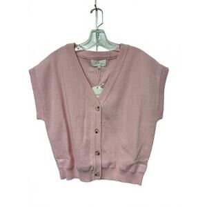 NEW IN FEBRUARY women's multi way button sweater in pink
